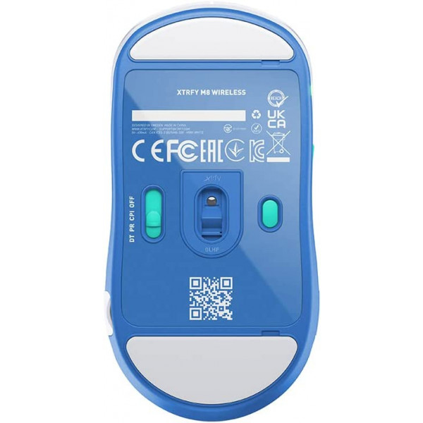 Фото - Миша бездротова ігрова Xtrfy M8 WIRELESS White (M8W-RGB-WHITE)