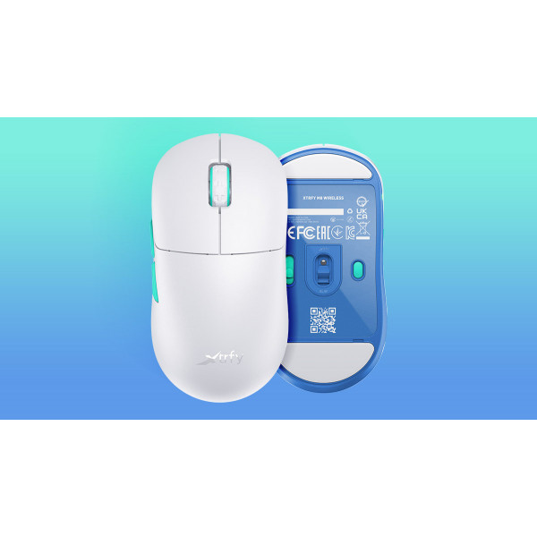Фото - Миша бездротова ігрова Xtrfy M8 WIRELESS White (M8W-RGB-WHITE)