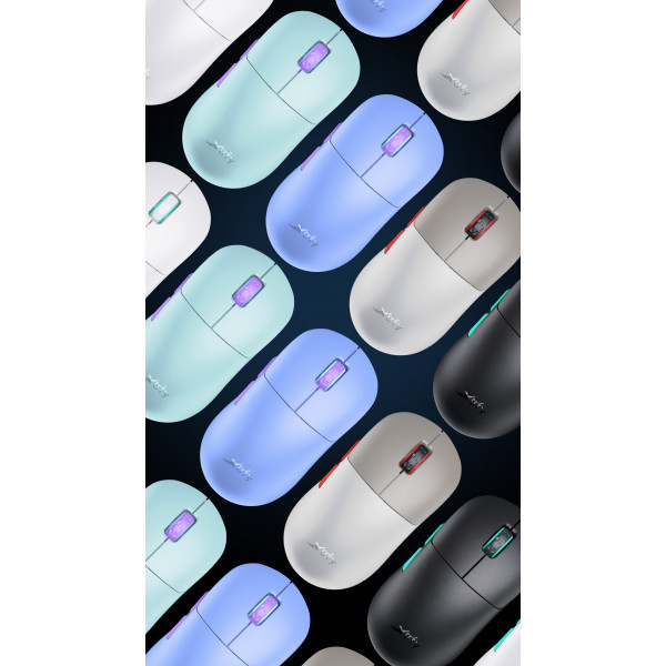 Фото - Миша бездротова ігрова Xtrfy M8 WIRELESS White (M8W-RGB-WHITE)