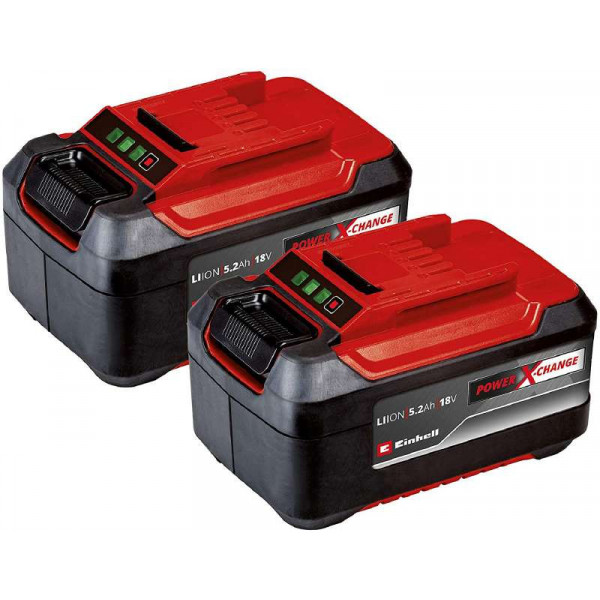 Фото - Аккумулятор для электроинструментов Einhell 18V PXC Twinpack, 5.2 Ah, 2 шт. (4511526)