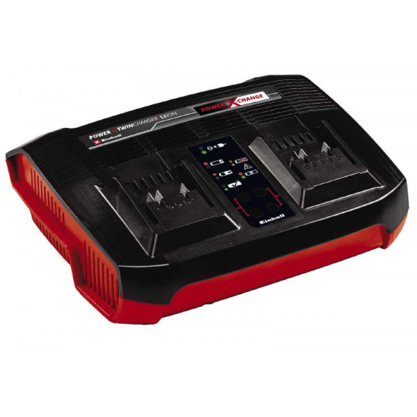 Фото - З/У к аккумуляторной батарее для электроинструментов Einhell 18V 2x4.0Ah Twincharger Kit + набор аккумуляторов (4512112)