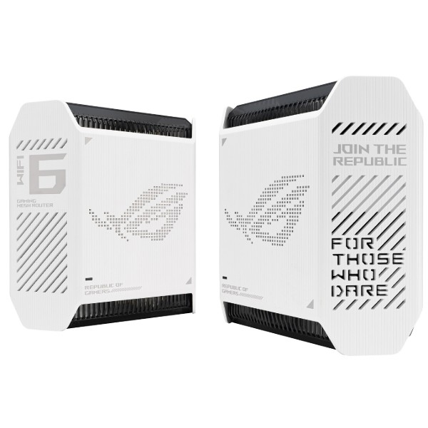 Фото - MESH система WiFi6 Asus ROG Rapture GT6 White (2-Pack)