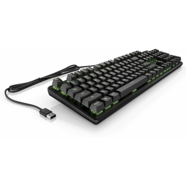 Фото - Клавиатура проводная игровая HP Pavilion Gaming 550 RGB 104key Red Hybrid USB (9LY71AA) Black