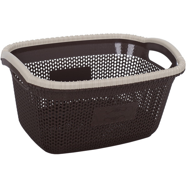 Фото - Кошик для білизни VIOLET HOUSE 1003 Віолетта Coffee 28 л Фото - Кошик для білизни VIOLET HOUSE 1003 Віолетта Coffee 28 л