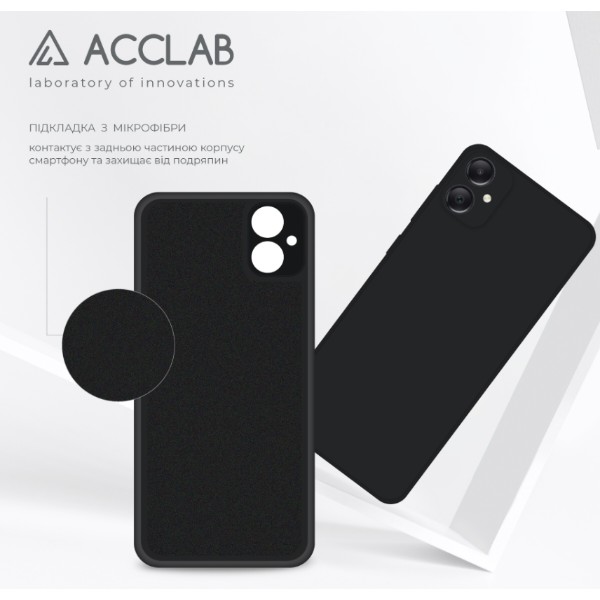 Фото - Чехол для смартфона ACCLAB SoftShell for Samsung Galaxy A06 Black (1283126611780)