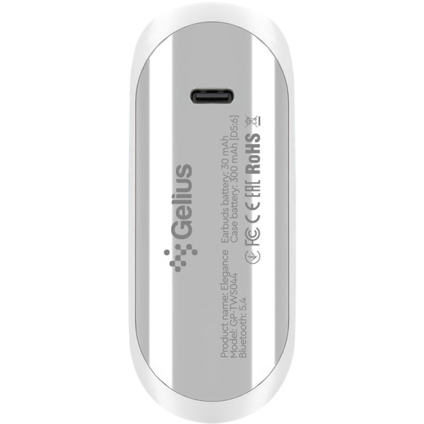 Фото - Навушники вкладиші бездротові TWS Gelius Elegance GP-TWS044 White (101224)