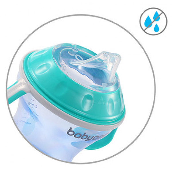 Фото - Поильник-непроливайка детский BabyOno Natural nursing 180 мл (3+) Розовый (1456/02)