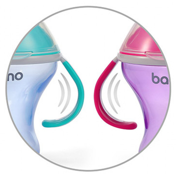 Фото - Поильник-непроливайка детский BabyOno Natural nursing 180 мл (3+) Розовый (1456/02)