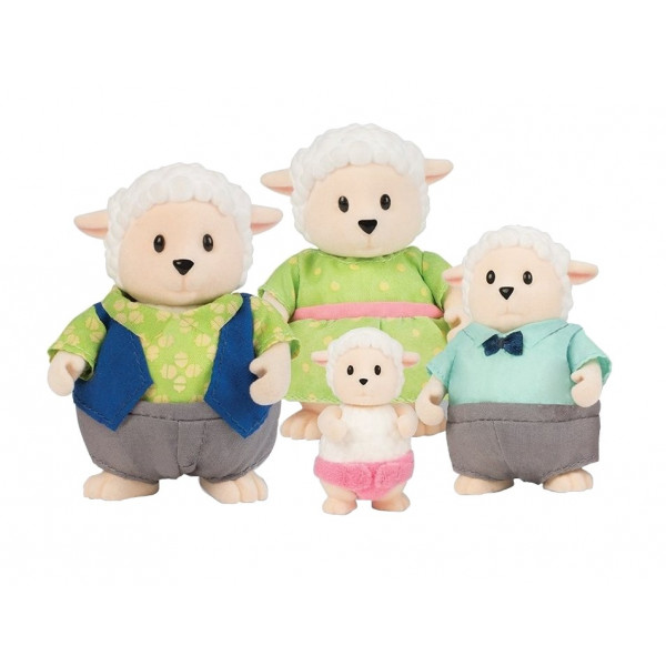 Фото - Коллекционные фигурки Li'l Woodzeez Семья Овечек (6159Z)