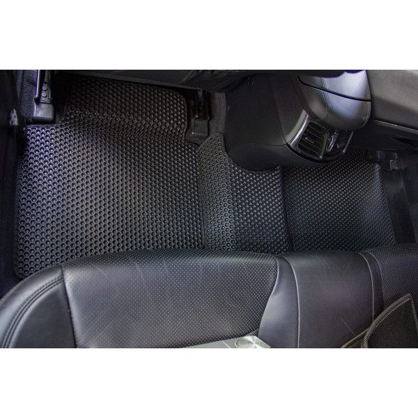 Фото - Килимки ворсові в салон авто EVAtech Standard для Hyundai Grandeur (HG) 2011-2017 5 покоління Sedan Korea чорний кант HY43648C5LA5VEB