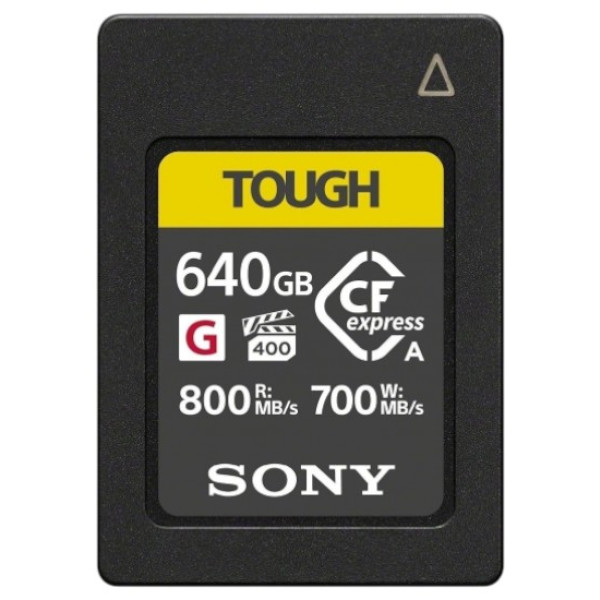 Фото - Карта пам'яті Sony CFexpress Type A  640GB R800/W700 Tough (CEAG640T.SYM)
