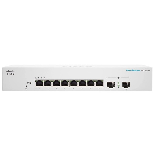 Фото - Коммутатор локальной сети (Switch) Cisco CBS220-8T-E-2G-EU