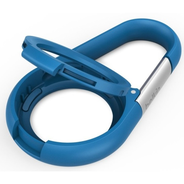 Фото - Чехол для беспроводного маяка Belkin Secure Holder Carabiner AirTag Blue (MSC008BTBL)