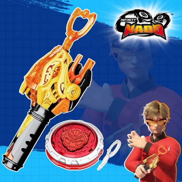 Фото - Дзига Auldey Infinity Nado VI серія Starter Pack Blazing War Bear (EU654112)