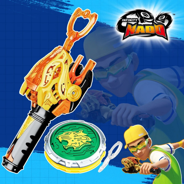 Фото - Дзига Auldey Infinity Nado VI серія Starter Pack Lighting Leopard (EU654114)