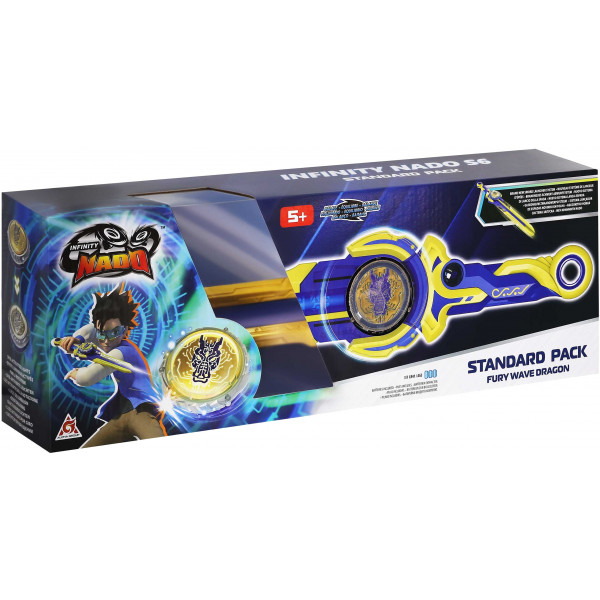 Фото - Дзига Auldey Infinity Nado VI серія Standard Pack Fury Wave Dragon (EU654121)
