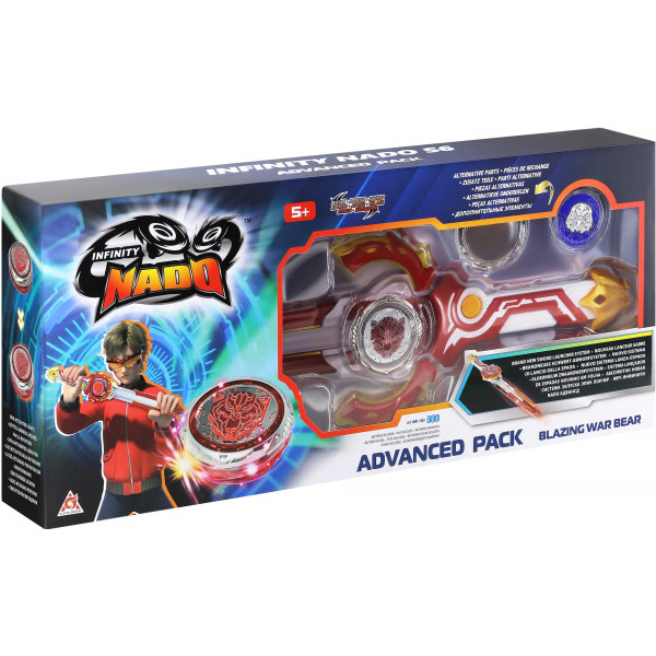 Фото - Волчок Auldey Infinity Nado VI серия Advanced Pack Blazing War Bear (EU654132)