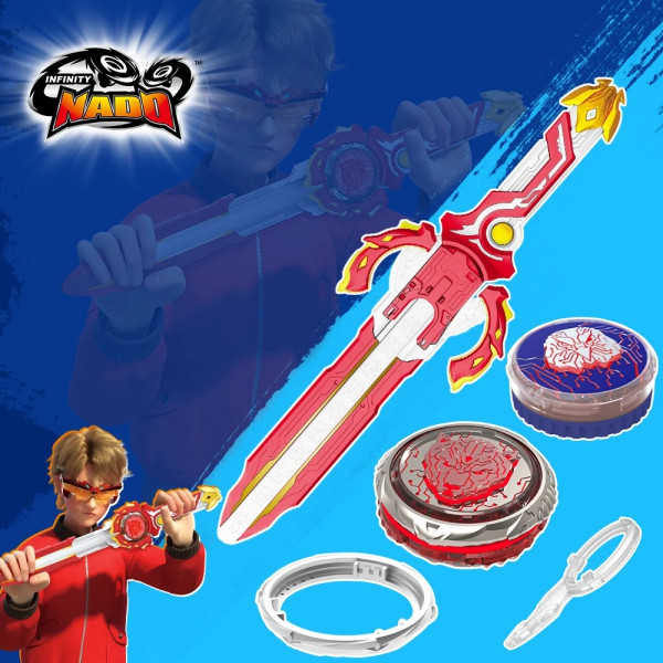 Фото - Волчок Auldey Infinity Nado VI серия Advanced Pack Blazing War Bear (EU654132)