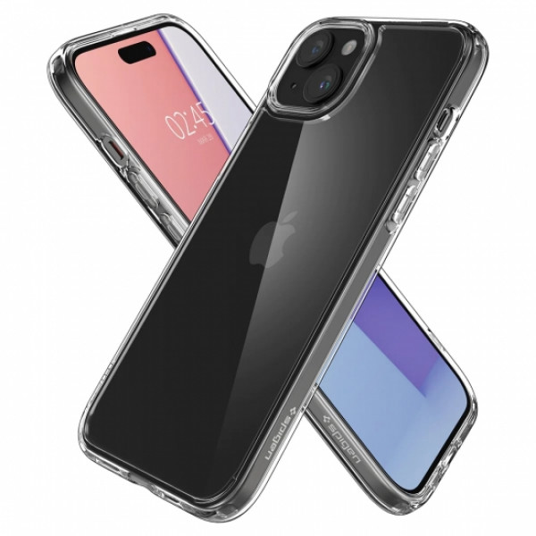 Фото - Чохол для смартфону Spigen for Apple iPhone 15 Ultra Hybrid, Crystal Clear (ACS06793)