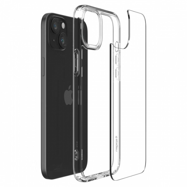 Фото - Чохол для смартфону Spigen for Apple iPhone 15 Ultra Hybrid, Crystal Clear (ACS06793)