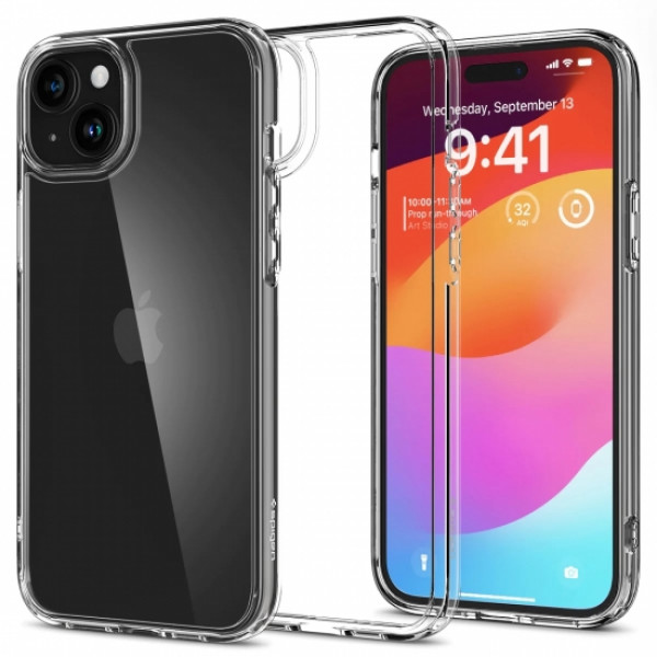 Фото - Чохол для смартфону Spigen for Apple iPhone 15 Ultra Hybrid, Crystal Clear (ACS06793)