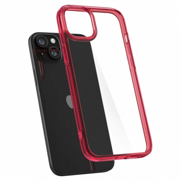 Фото - Чохол для смартфону Spigen for Apple iPhone 15 Ultra Hybrid, Red Crystal (ACS06794)
