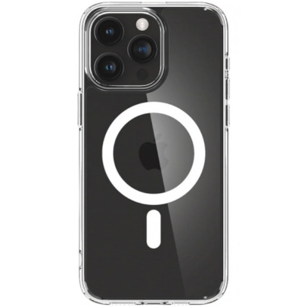 Фото - Чохол для смартфону Spigen for Apple iPhone 15 Pro Ultra Hybrid MagFit, White (ACS06715)