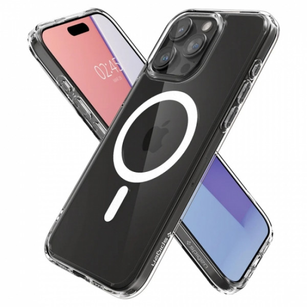 Фото - Чохол для смартфону Spigen for Apple iPhone 15 Pro Ultra Hybrid MagFit, White (ACS06715)