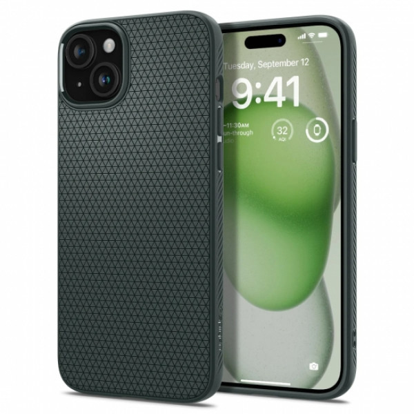 Фото - Чехол для смартфона Spigen for Apple iPhone 15 Plus Liquid Air, Abyss Green (ACS06652)