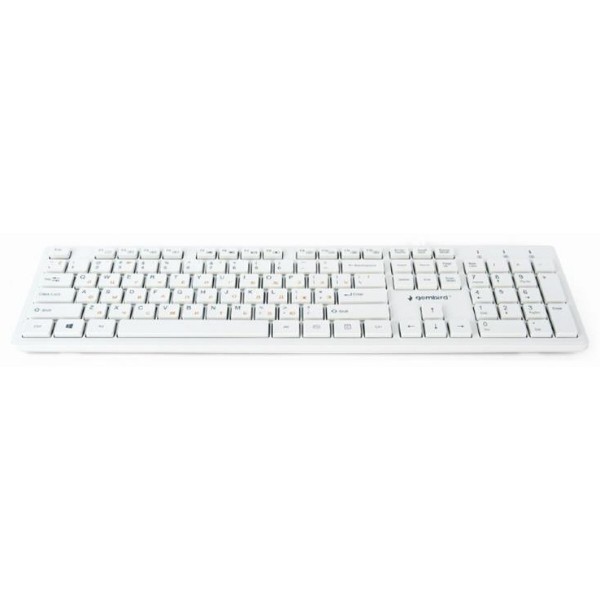 Фото - Клавиатура проводная Gembird KB-MCH-03-W-UA White USB