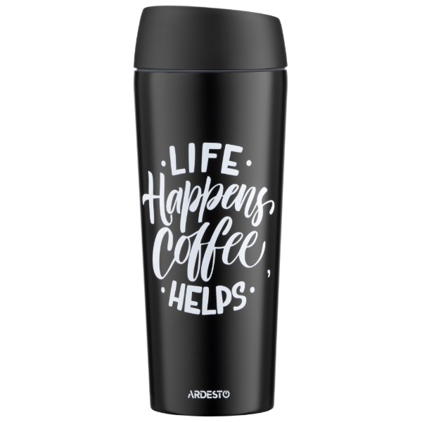 Фото - Термочашка ARDESTO Coffee Time 450 мл Black (AR2645BC)