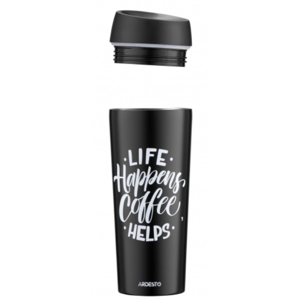 Фото - Термочашка ARDESTO Coffee Time 450 мл Black (AR2645BC)