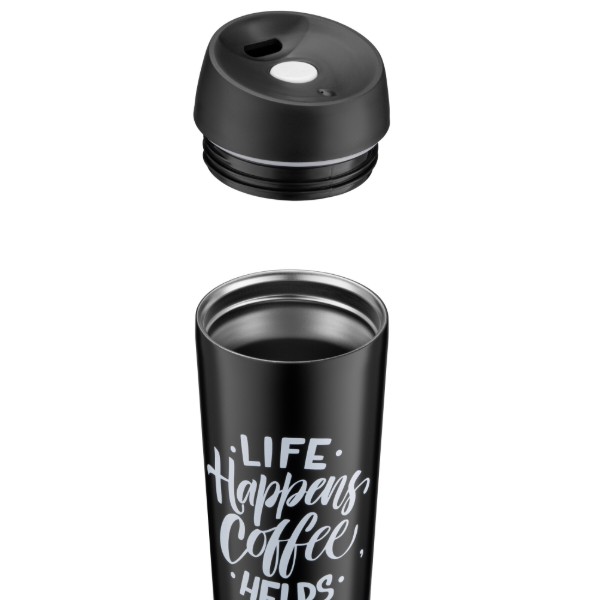 Фото - Термочашка ARDESTO Coffee Time 450 мл Black (AR2645BC)