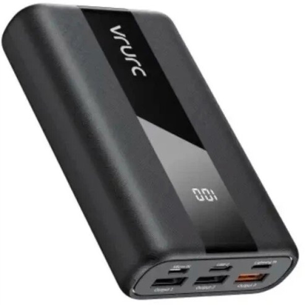 Фото - Батарея мобільна Vrurc T2055 20000mAh 22.5W (D9A-SL-2055BLACK-DE) Black