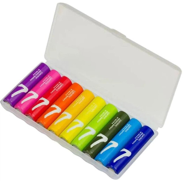 Фото - Батарейка тип AAA CUKTECH AAA rainbow alkaline battery plastic case 10 шт. B07 (CUKAAB07CNMX)