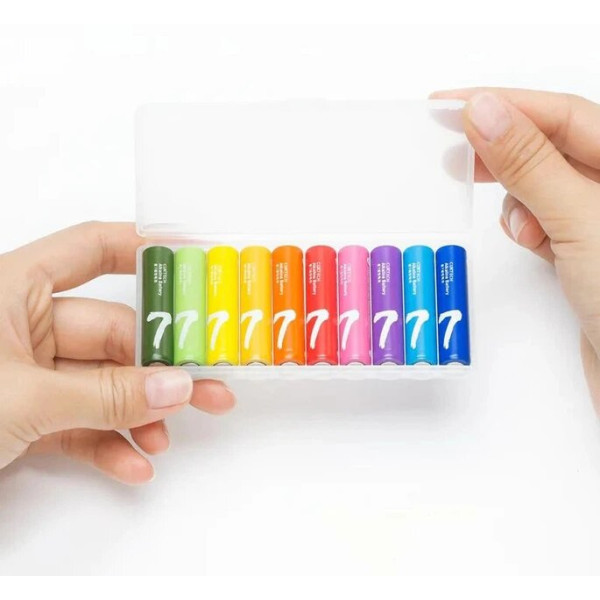 Фото - Батарейка тип AAA CUKTECH AAA rainbow alkaline battery plastic case 10 шт. B07 (CUKAAB07CNMX)