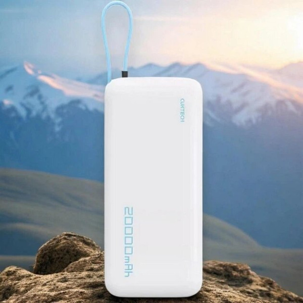 Фото - Батарея мобильная CUKTECH PB200N 20000mAh 55W White (CP25) (CUKP200NGLLG)
