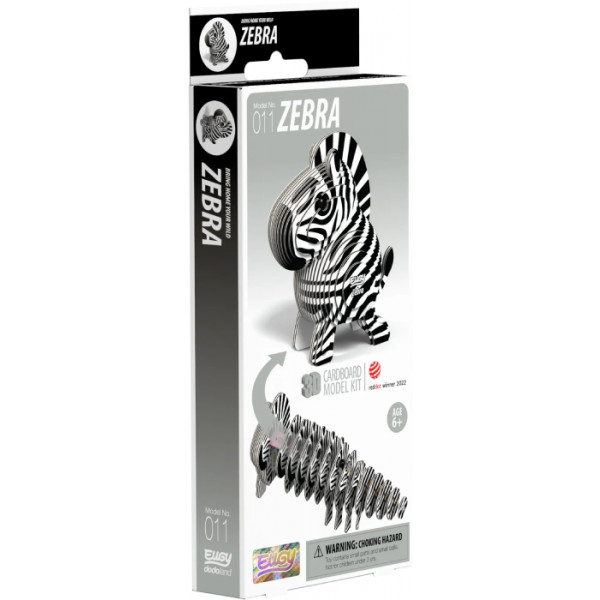 Фото - 3D пазлы EUGY Зоопарк: Зебра (XEG-011)