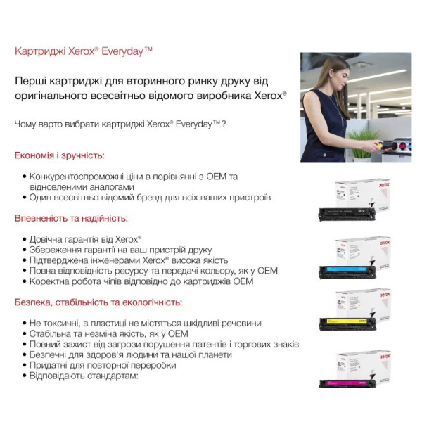 Фото - Картридж-тонер Xerox Everyday совместимый аналог HP CE343A (651A)/CE273A (650A)/CE743A (307A) magenta (006R04150)