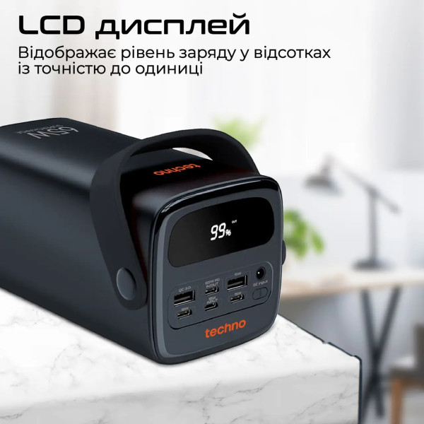 Фото - Батарея мобільна Techno 80000mAh (powerbank-80)