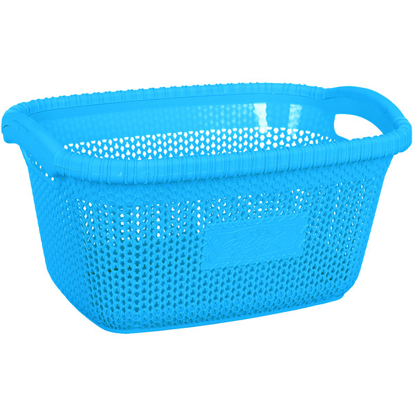 Фото - Кошик для білизни VIOLET HOUSE 1003 Віолетта Blue б/кр. 28 л Фото - Кошик для білизни VIOLET HOUSE 1003 Віолетта Blue б/кр. 28 л