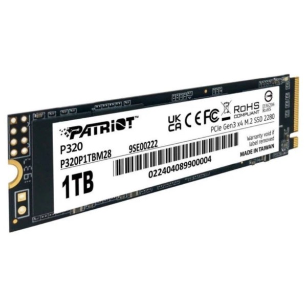 Фото - SSD-накопитель внутренний Patriot SSD M.2 P410 1TB NVMe 2280 PCIe Gen4 x4 5000/4500 TLC (P410P1TBM28H)