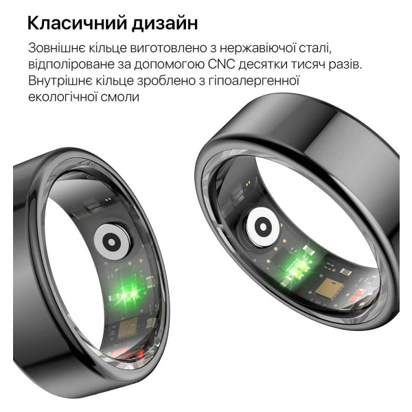 Фото - Смарт-кольцо INSPIRE Black Размер11 (HSR02-11)