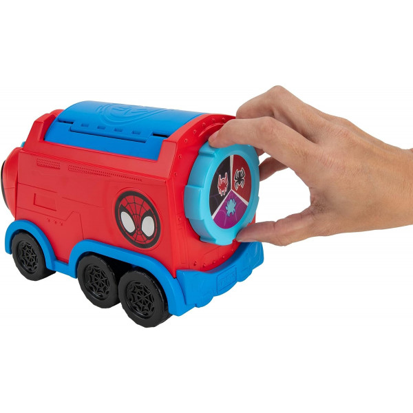 Фото - Базовий ігровий транспорт для малюка Spidey Deluxe Feature Vehicle Павутинний тягач (SNF0081)