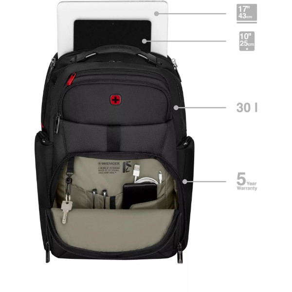 Фото - Рюкзак для ноутбуку Wenger New Icons Meteor 17" (653188)