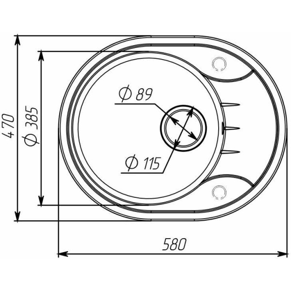 Фото - Мойка кухонная VALESO 5847 ONYX матовый Титан
