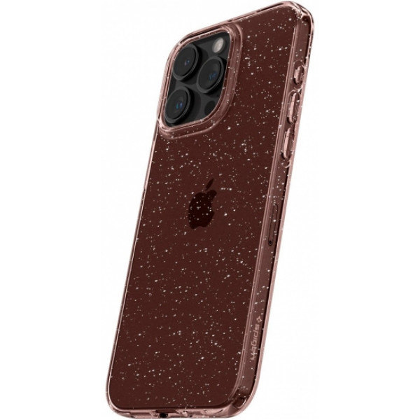 Фото - Чохол для смартфону Spigen for Apple iPhone 15 Pro Liquid Crystal Glitter, Rose Quartz (ACS06702)