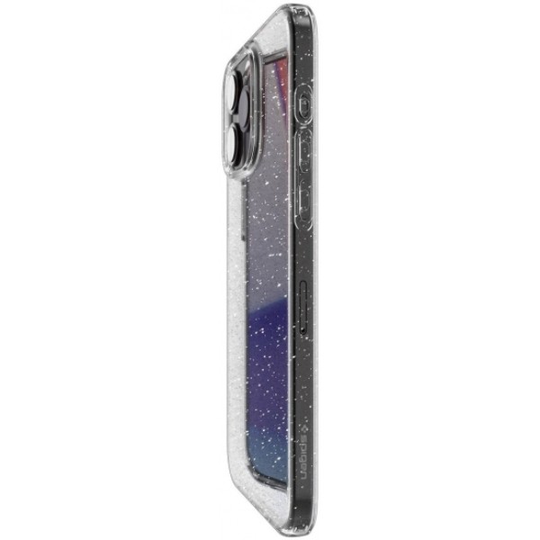 Фото - Чохол для смартфону Spigen for Apple iPhone 15 Pro Liquid Crystal Glitter, Crystal Quartz (ACS06701)