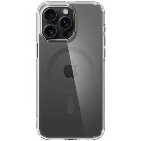 Фото - Чохол для смартфону Spigen for Apple iPhone 15 Pro Ultra Hybrid MagFit, Graphite (ACS06716)