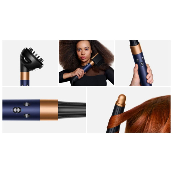 Фото - Стайлер Dyson Airwrap I.D. HS08 Curly+Coily T3/T4 Prussian blue/Rich copper (107451-01)